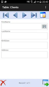 MiniDB Database Creator screenshot 2
