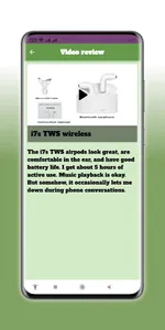 i7s TWS wireless guide screenshot 2