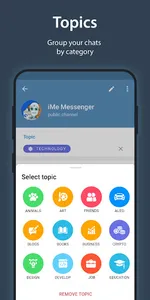 iMe Messenger & Crypto Wallet screenshot 3