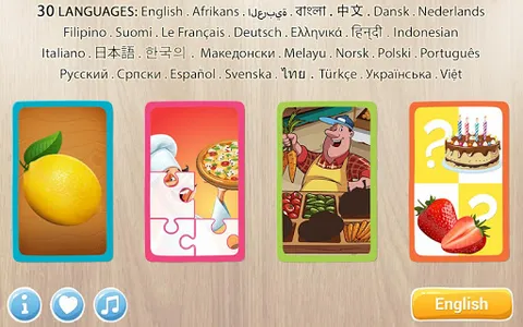 Puzzle for kids - learn food screenshot 15