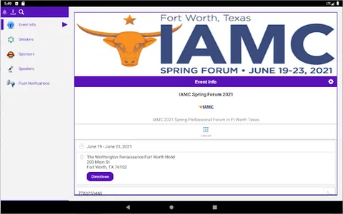 IAMC Spring Forum screenshot 15