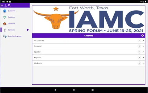 IAMC Spring Forum screenshot 20