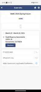 IAMC Events screenshot 2