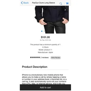 Estore | Opencart + Ionic App screenshot 1