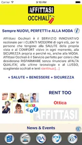 Affittasi Occhiali screenshot 0
