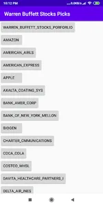 Warren Buffett Stocks Picks screenshot 10