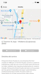 Peluquería Mixta Mujika screenshot 1