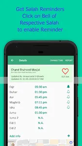 Salah Nearby( Prayer times /Sa screenshot 4