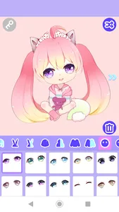 Cute Girl Avatar Maker screenshot 1