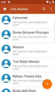 Circle - Jejak Alumni UNJA screenshot 2