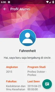 Circle - Jejak Alumni UNJA screenshot 3