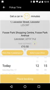 Goldline Taxis Leicester screenshot 3