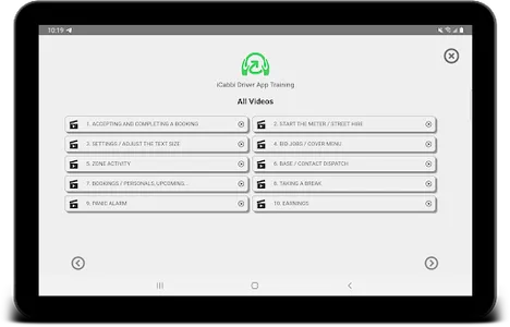 iCabbi Driver App Training screenshot 2