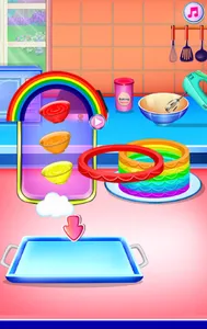 Unicorn Food Cooking Rainbow C screenshot 5