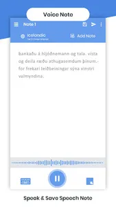 Icelandic Voicepad - Speech to screenshot 0