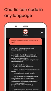 Charlie - AI Chatbot screenshot 1