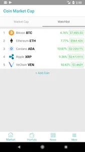 CoinPrice - Crypto Market Cap screenshot 1