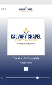 Calvary Chapel Christian Radio screenshot 1