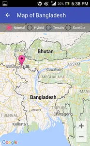 Map of Bangladesh screenshot 6