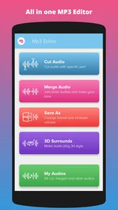 MP3 Cutter & Audio Trimmer screenshot 0