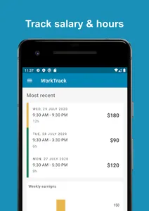 Work Track - Log Working Hours screenshot 0