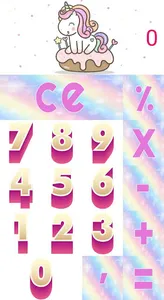 Calculadora Unicornio screenshot 1