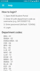 NUB Student Portal screenshot 5