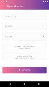 VidStatus screenshot 1
