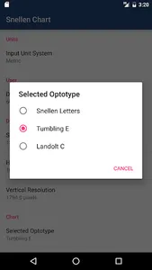 Snellen Chart screenshot 4