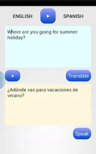 SPANISH TRANSLATOR screenshot 1