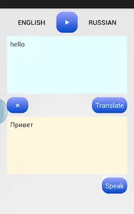 RUSSIAN TRANSLATOR screenshot 1