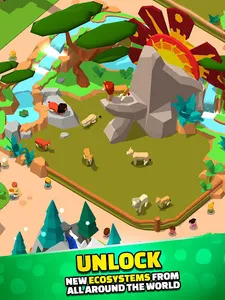 Idle Zoo Tycoon 3D - Animal Pa screenshot 4