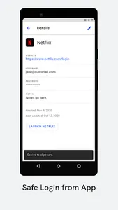 IDNotify: Password Manager screenshot 1