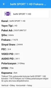 Uydu Frekans Listesi - Türksat screenshot 3