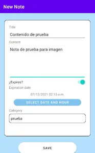 NoteApp screenshot 1