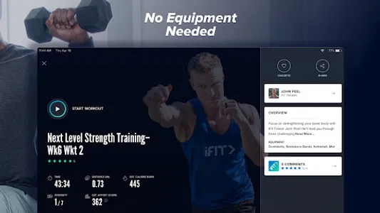 iFIT - At Home Fitness Coach screenshot 13