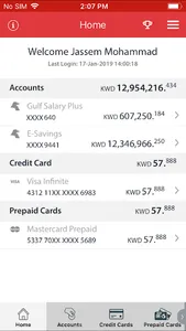 Gulf Bank Mobile Banking screenshot 1