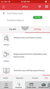 Gulf Bank Mobile Banking screenshot 2