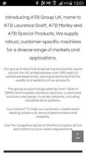 ATB Group UK Web screenshot 1