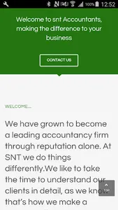 SNT Accountants Web screenshot 0