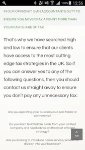 SNT Accountants Web screenshot 4