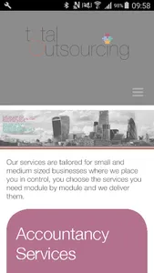 Total Outsourcing Web screenshot 0