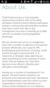 Total Outsourcing Web screenshot 2