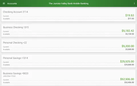 The Juniata Valley Bank screenshot 10