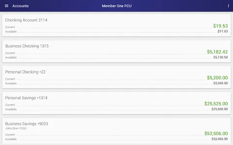 Member One FCU Mobile screenshot 5