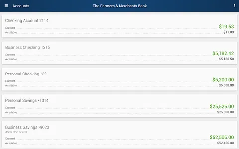 The Farmers & Merchants Bank screenshot 5