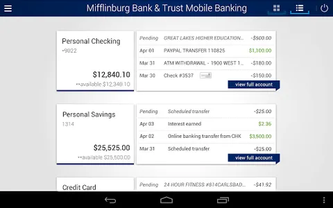 Mifflinburg Bank and Trust screenshot 5