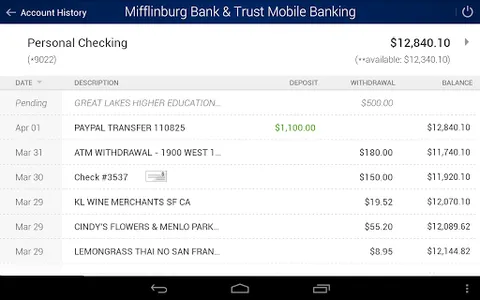 Mifflinburg Bank and Trust screenshot 6