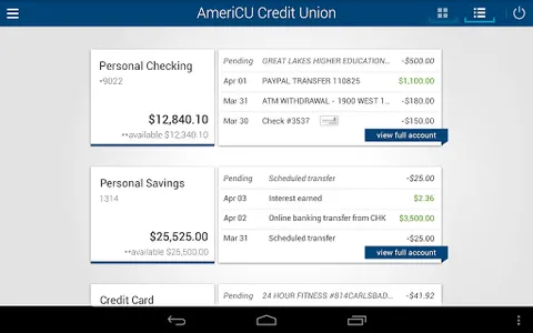 AmeriCU Credit Union screenshot 10