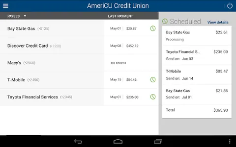 AmeriCU Credit Union screenshot 13